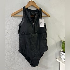NEW Knix High Energy One Piece Swimsuit - Size M, Black